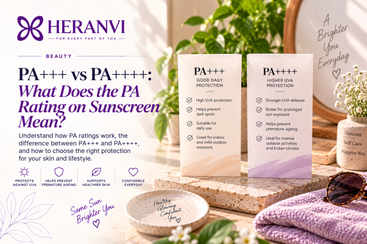 PA+++ and PA++++ sunscreen ratings compared for UVA protection