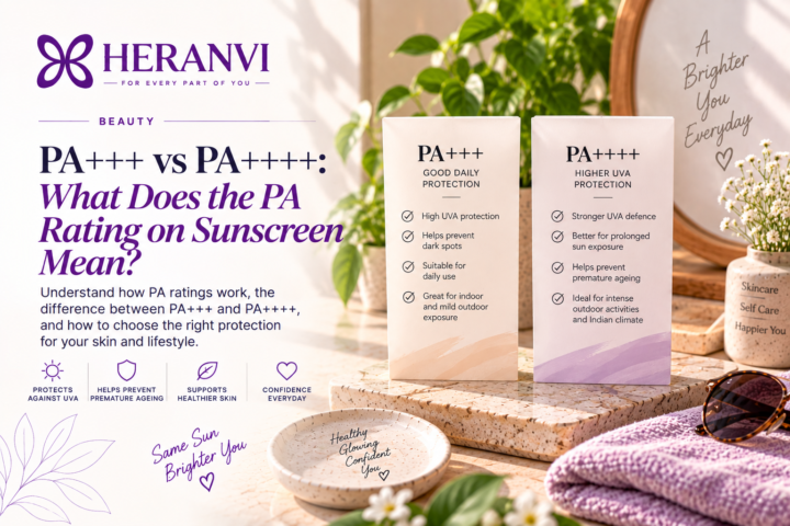 PA+++ and PA++++ sunscreen ratings compared for UVA protection