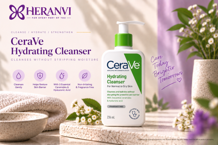 CeraVe Hydrating Cleanser for normal to dry skin